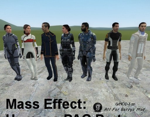 Mass Effect: Human PAC Parts