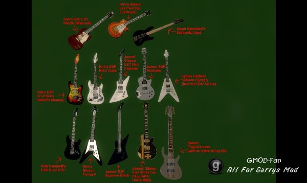 Metallica Guitar Pack