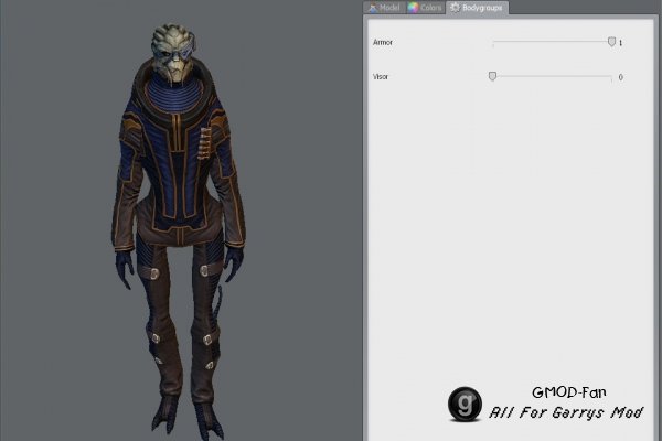Garrus ME3 Player Model