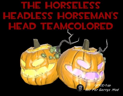 Team Colored Horseless Headless Horsemann's Head Hex
