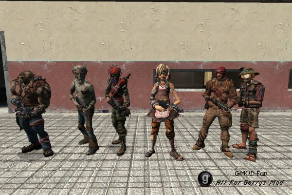 Borderlands 2 NPC/PLAYERMODELS