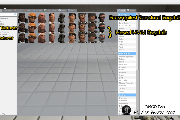 Colourable TF2 Mercenaries