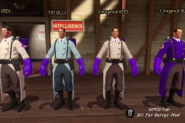 Colourable TF2 Mercenaries