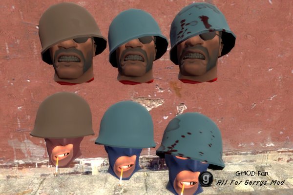 Meet The Soldier bodygroup heads