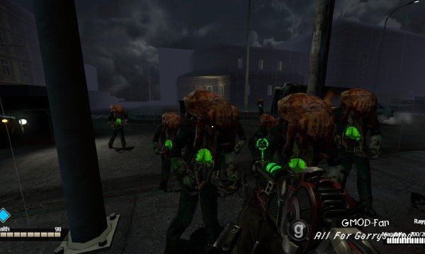 Radioactive zombie skin pack
