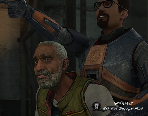 Cartoony Gordon Freeman