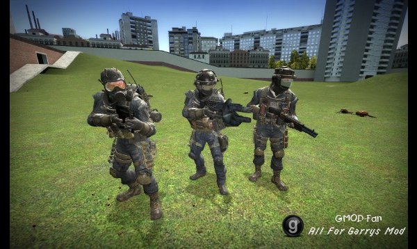 Call of Duty:Black Ops 2 - FBI(Ragdoll+PlayerModel+NPC)