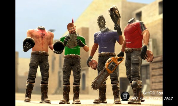 Serious Sam HD Beheaded guys