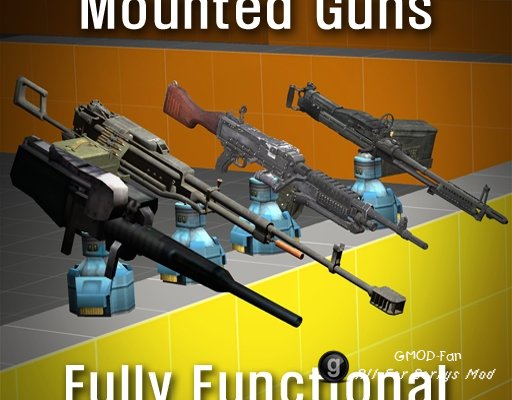 Fully Functional Mounted Guns