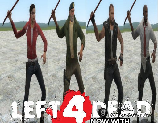 Left 4 Dead and Left 4 Dead 2 Playermodels