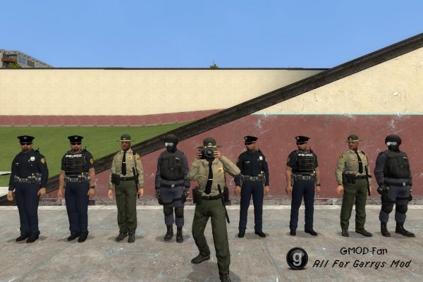 GTA 5 Police Force ( Low Quality )
