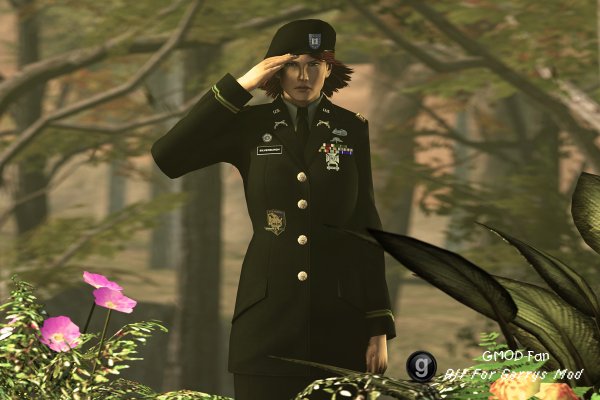 MGS4 - Meryl - Playermodel + Ragdoll