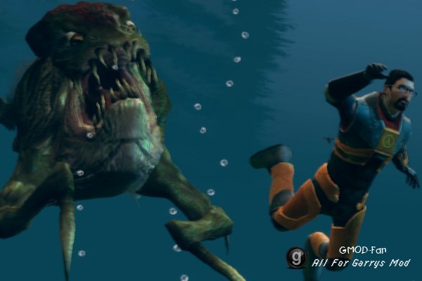 Half-Life 2 Ichthyosaur Ragdoll
