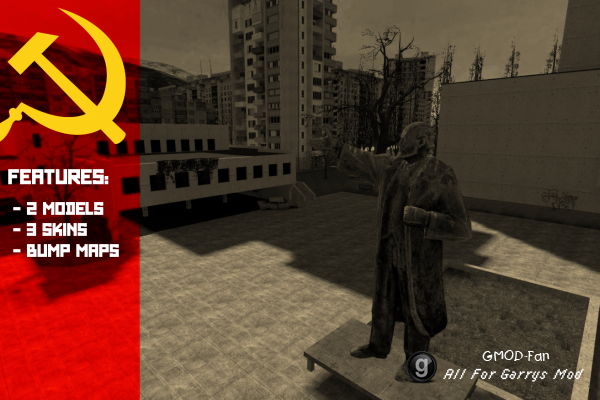 Vladimir Lenin Statue Props