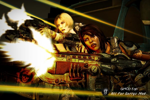 Anya Stroud and Sam Byrne (Gears of War 3)