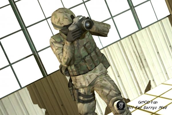 Metal Gear Solid 4 - Marine Playermodel and NPC