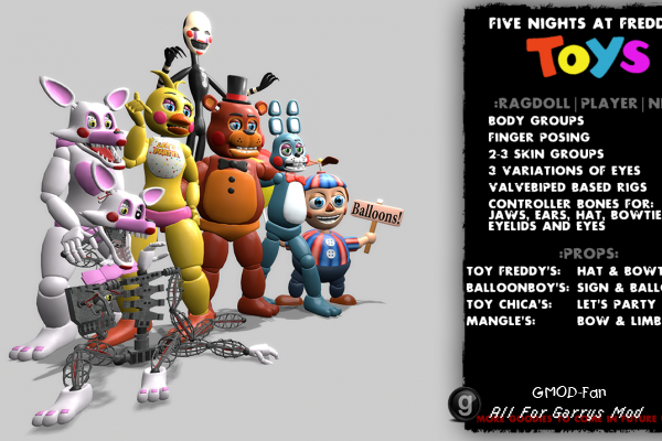 Five Nights at Freddy's 2 Toys