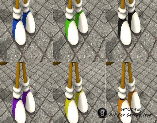 Tails Colored Shoes