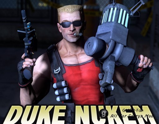 Duke Nukem poseable ragdoll