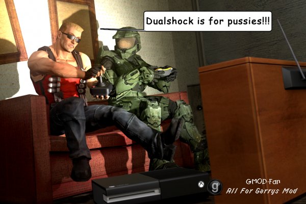 Duke Nukem poseable ragdoll