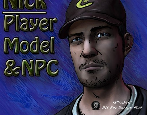 The Walking Dead- Nick Player Model & NPC