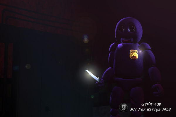 FNAF 2 - Purple Guy (Animatronic Style)
