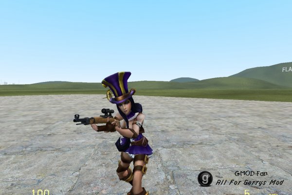 League of Legends Caitlyn Playermodel and npc
