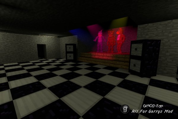 Five Nights at Freddy´s Map in Minecraft Style