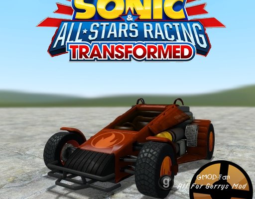 Pyro Car from Sonic & All-Stars Racing Transformed