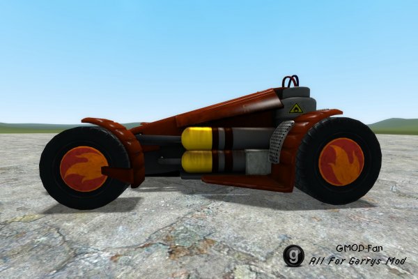 Pyro Car from Sonic & All-Stars Racing Transformed