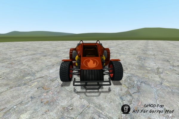 Pyro Car from Sonic & All-Stars Racing Transformed