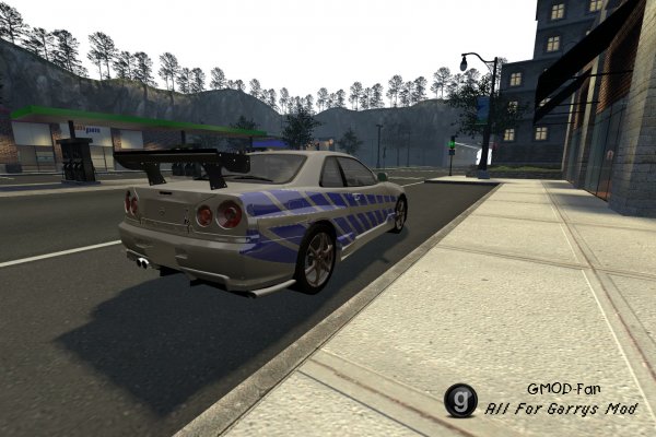 Nissan Skyline R34 GT-R Fast and Furious Skin