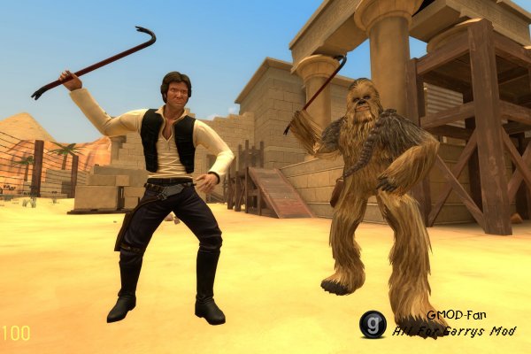STAR WARS Han Solo and Chewbacca Playermodels
