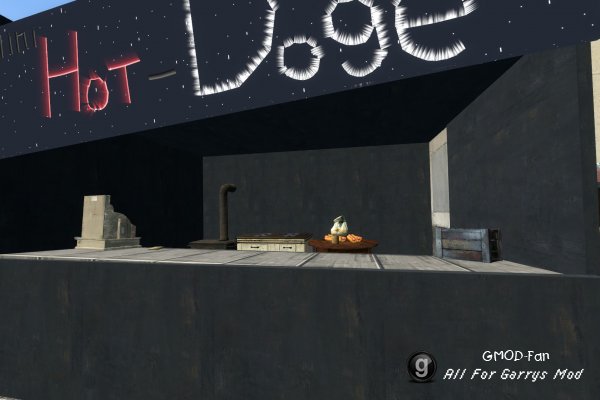 Mini Hot - Dog shop The Adv. Duplication.