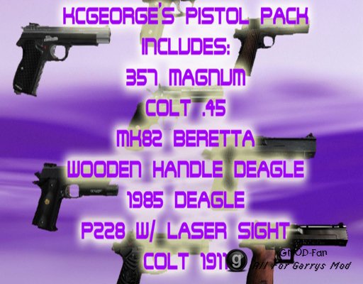KCGEORGE's Pistol Pack