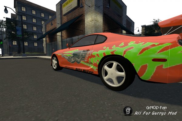 Toyota Supra Fast and Furious Skin