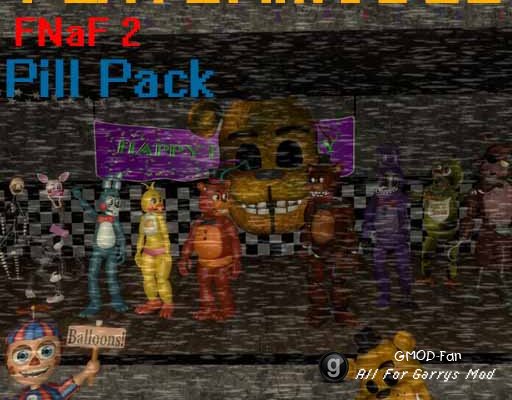 Five Nights at Freddys 2 "Playermodel" Pill Pac