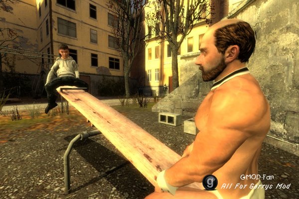 Naked man