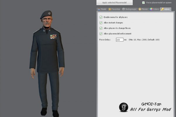 Enhanced PlayerModel Selector