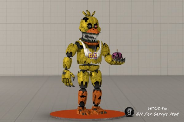 Nightmare Chica (+ Cupcake)