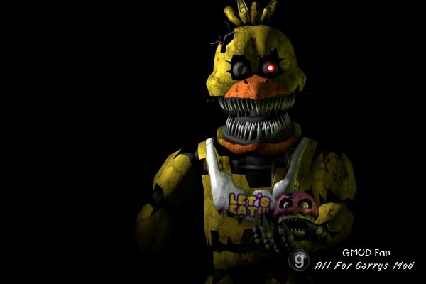 Nightmare Chica (+ Cupcake)