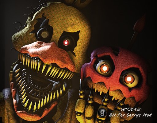 Five nights at Freddy's 4 Nightmare Chica (By Everything models)