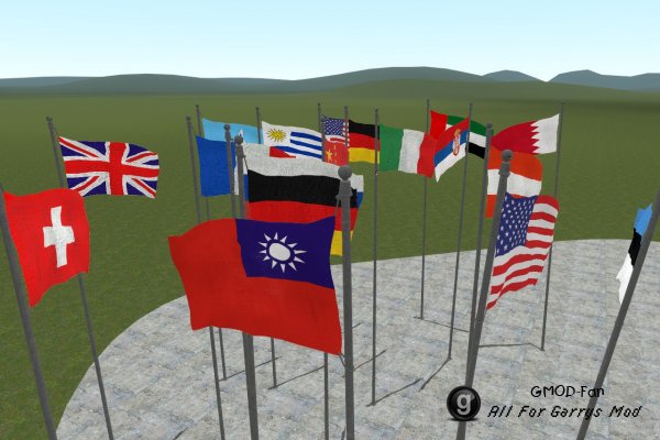 World Flags - Add Pole