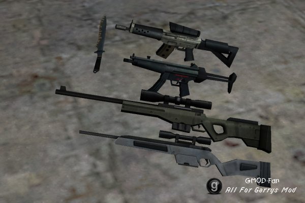 L4D All Weapon Models