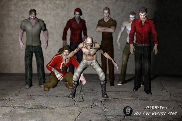 VtmB Male Main Player Characters