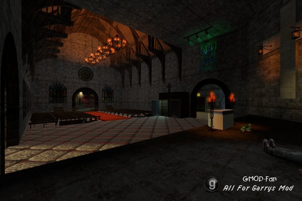 GM Nightmare Church HD - Horror Free Roam Scary Map - High Quality - [2015]