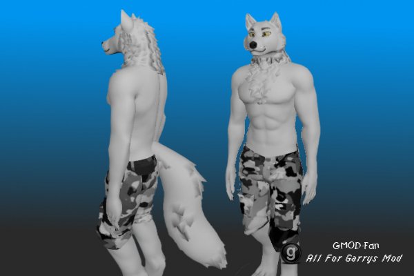 [SN] Anthro Wolf Playermodel