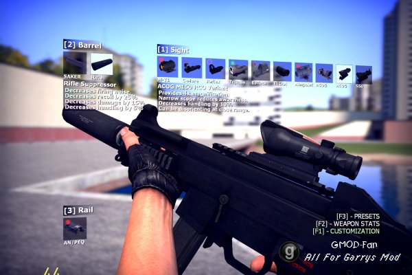 Unofficial Extra Customizable Weaponry 2.0