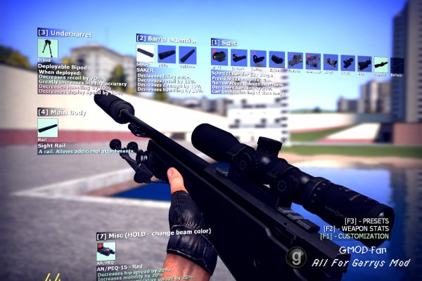 Unofficial Extra Customizable Weaponry 2.0