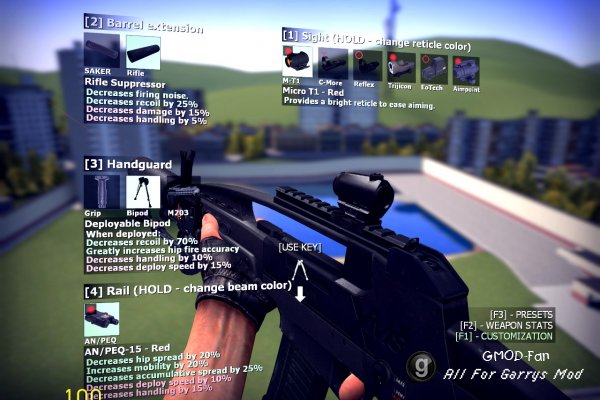 Unofficial Extra Customizable Weaponry 2.0